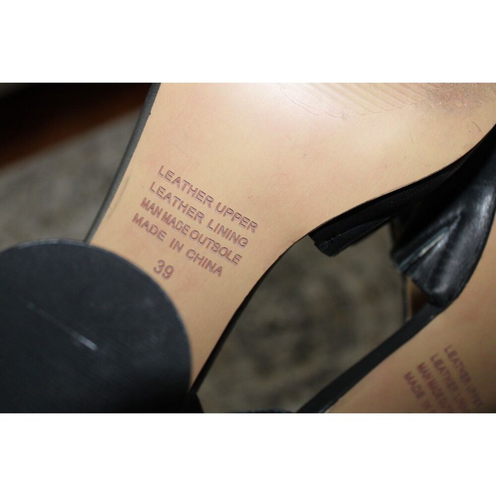 Anthropologie Silent D novaltee d'orsay black leather size 39 - Picture 7 of 9